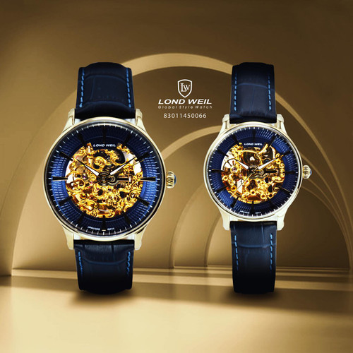 ساعت مچی لوندویل اتوماتیک بند چرمی اورجینال