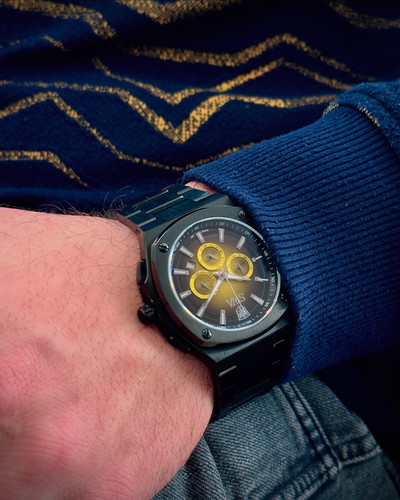 ساعت مچی مردانه سویس ارت سه موتوره کرنوگراف فول استیل