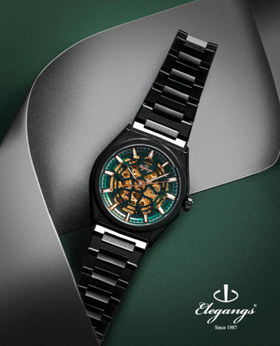 ساعت مچی مردانه الگنگس اتوماتیک (بدون نیاز به باطری)