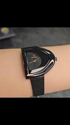 ساعت مچی واتسون بند حصیری بادومی جدید