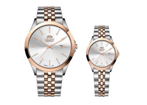 ساعت اورینت ست کلاسیک بند فلزی