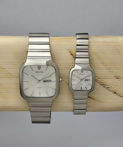 سناتور چهارگوش دوتقویم ست کلاسیک