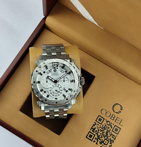 ساعت مچی کوبل مردانه سه موتوره کرنوگراف قاب درشت خاص