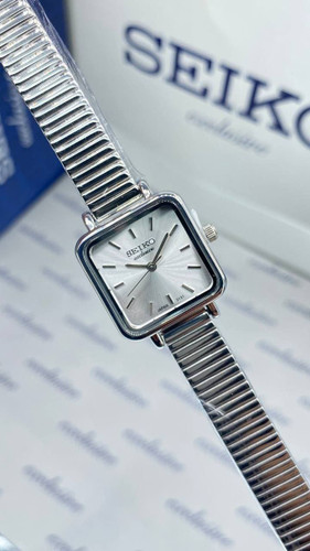 سیکو زنانه چهارگوش بند کارتی ظریف