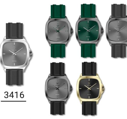 مردانه چهارگوش بند پیو صفحه کلاسیک3416