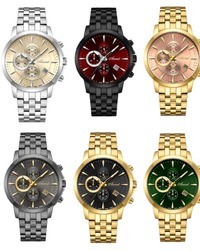 ساعت مچی مردانه اکسنت سه موتوره کرنوگراف 180034