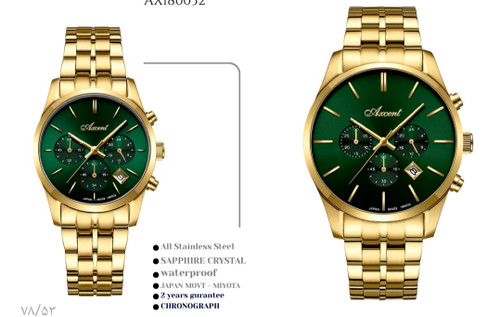 ساعت مچی اکسنت ست سه موتوره کرنوگراف 180032