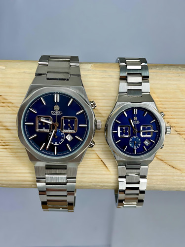 ساعت کوبل ست کرنوگراف بند استیل 6465