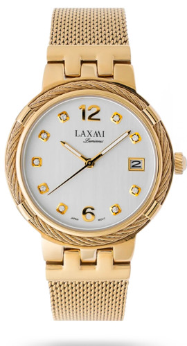 ساعت مچی لاکسمی زنانه بند حصیری دور قاب خاص 8111