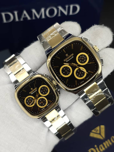 ساعت مچی رومانسون ست وتک فولتایم چهارگوش خاص