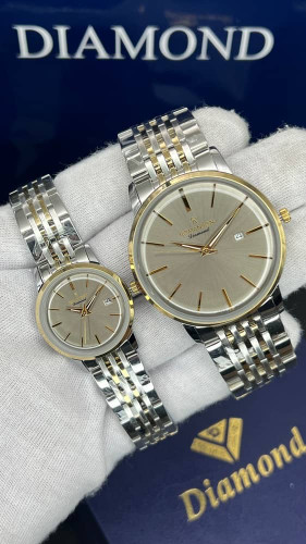 ساعت مچی رومانسون ست وتک کلاسیک گرد بند استیل