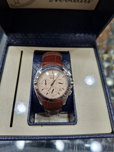 ساعت مچی رومانسون زنانه سه موتوره کرنوگراف بند چرمی